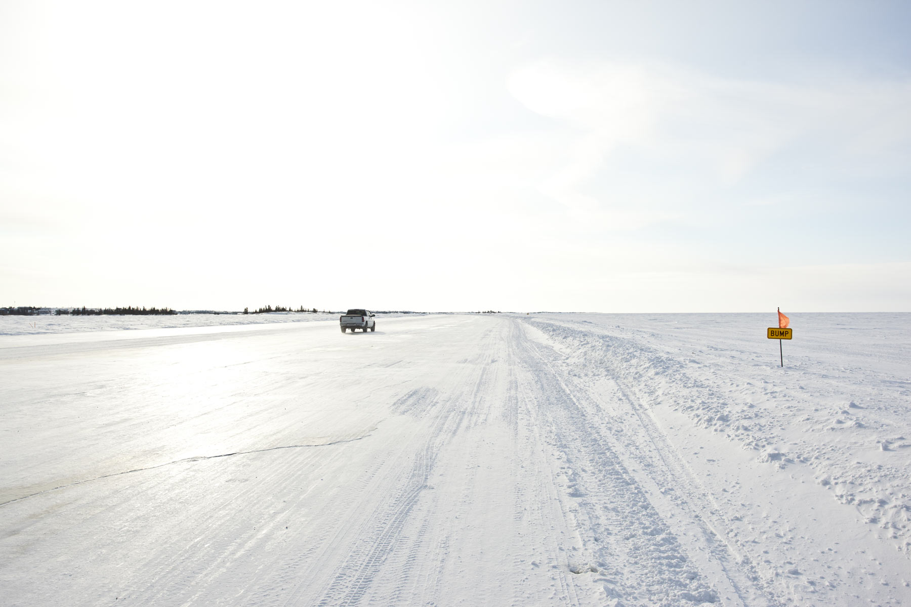 Ice Road on Great Slave Lake